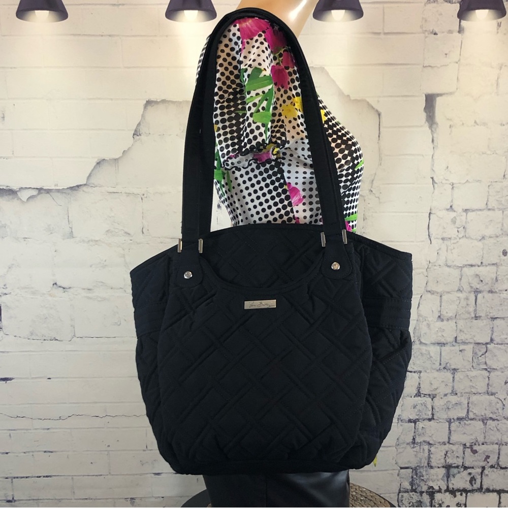 Vera Bradley Glenna Shoulder Bag Classic Black Gem